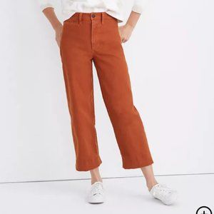 Madewell Slim Emmett Wide Leg Crop Pants Size 26